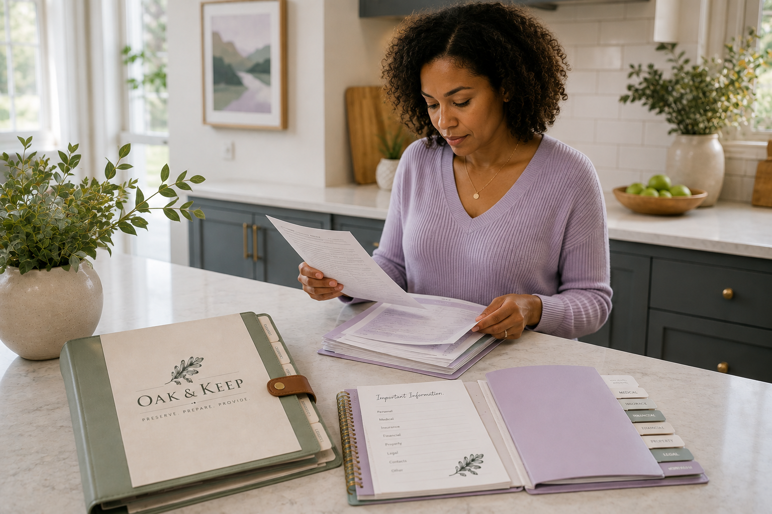 How to Create a Family Information Binder